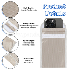 2Pcs Cloth Security Faraday Bags for Key-Fob Protector&nbsp;ABAG-OC0001-13