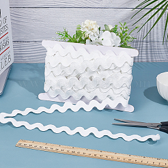 10 Yards Polyester Wave Lace Ribbon&nbsp;OCOR-HY0001-48