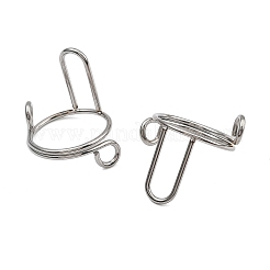 Non-Tarnish Plating(IP) 304 Stainless Steel Arch Adjustable Ring for Unisex&nbsp;RJEW-H230-03P