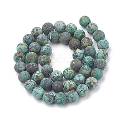 Natural African Turquoise(Jasper) Beads Strands&nbsp;G-T106-206