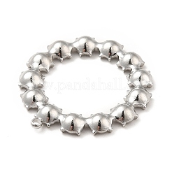 304 Stainless Steel Pendant Rhinestone Settings&nbsp;LS-STAS-P312-07P