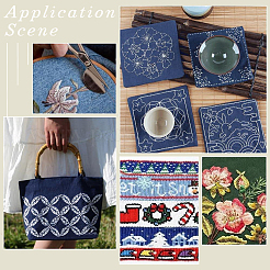 4玉 4色 綿刺繍糸  クロスステッチの糸  ミックスカラー  0.5mm  約21.87ヤード（20m）/かせ  1 かせ/色&nbsp;OCOR-CY0004-73B