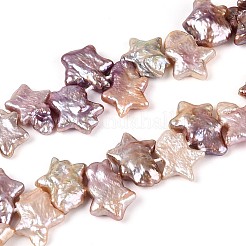 Natural Baroque Keshi Pearl Beads Strands&nbsp;PEAR-S020-Z04-03B