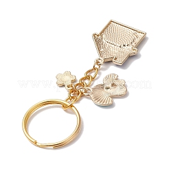 2Pcs Alloy Enamel Keychain&nbsp;KEYC-JKC01035