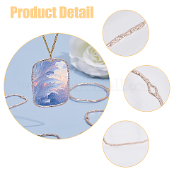 48Pcs 6 Styles Alloy Open Back Bezel Pendants&nbsp;FIND-CA0008-44