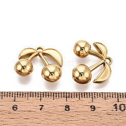 304 Stainless Steel Cherry Pendants&nbsp;STAS-T072-54G