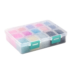 FGB 375G 15 Colors 12/0 Grade A Round Glass Seed Beads&nbsp;SEED-JP0011-05-2mm