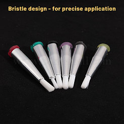 7Pcs 7 Colors Nylon Blunt Tip Dispensing Needle Brush&nbsp;FIND-CA0011-48