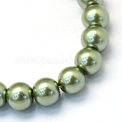 Baking Paint Glass Pearl Bead Strands&nbsp;X-HY-Q003-3mm-49