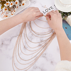 Iron Tassel Body Chain&nbsp;AJEW-WH0348-222KCG