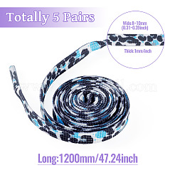 5 Pairs Polyester Cord Shoelace&nbsp;FIND-TA0009-64C