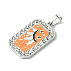 304 Stainless Steel Pendants&nbsp;STAS-C101-08P-01