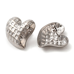 304 Stainless Steel Stud Earrings for Women&nbsp;EJEW-U019-01P-01