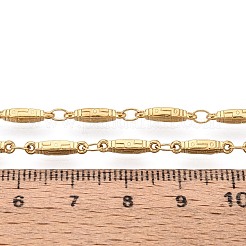 5m 304ステンレス鋼ライスリンクチェーン  ハンダ付け  スプールで  イオンプレーティング（ip）  18KGP本金メッキ  12x2x2mm&nbsp;CHS-T071-38G
