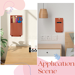 2Pcs PU Leather Hanging Storage Bag&nbsp;AJEW-CL0005-77