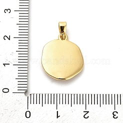Brass Enamel Pendants&nbsp;KK-M314-08B-G01