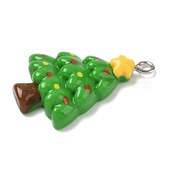Christmas Theme Opaque Resin Pendants&nbsp;RESI-I344-03P-02