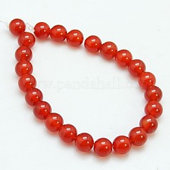 Natural Carnelian Beads Strands&nbsp;X-G-C076-10mm-2A