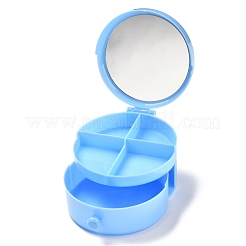 Round Plastic Jewelry Boxes&nbsp;OBOX-F006-07A
