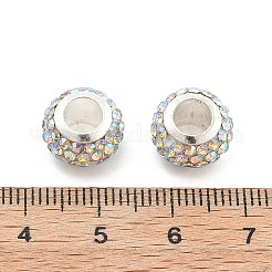 Rondelle Polymer Clay European Beads&nbsp;X2-FIND-U001-01T