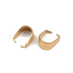 304ステンレススチールスナップオンベイル  イオンプレーティング（ip）  18KGP本金メッキ  6.5x3.5mm&nbsp;STAS-C135-01A-G
