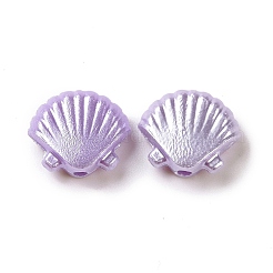 パール調アクリルビーズ  シェル  ミックスカラー  10x11.5x3.5mm  穴：1.5mm  約2173個/500g&nbsp;OACR-A017-06