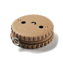 Cookies Theme Imitation Food Resin Pendants&nbsp;RESI-B021-02B-03