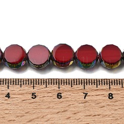 Electroplated Transparent Glass Beads Strands&nbsp;GL-CBA98F0-06C-04