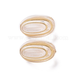 Plating Transparent Acrylic Beads&nbsp;OACR-P013-11