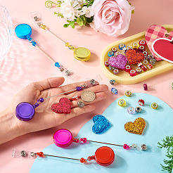 DIY Retractable Badge Reels Making Kits&nbsp;DIY-BT0001-68