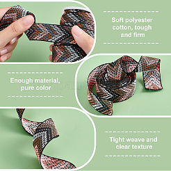 10M Ethnic Style Embroidery Polyester Ribbons&nbsp;OCOR-PH0001-69
