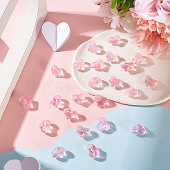 30Pcs Transparent Glass Beads&nbsp;GLAA-TADJ0001-02B