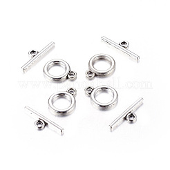 合金マンテル  カドミウムフリー＆鉛フリー  アンティークシルバー  リング：約14x11x2mm  穴：2mm  バー：19x5.5x2mm  穴：2mm&nbsp;EA774Y