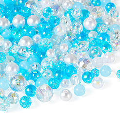 Transparent & Opaque Acrylic Bead&nbsp;LS-OACR-TAC0002-08C