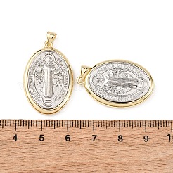 Brass Religion Pendants&nbsp;KK-K408-04G-06