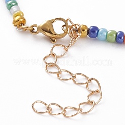 Natural Shell Beaded Necklaces&nbsp;NJEW-JN03286