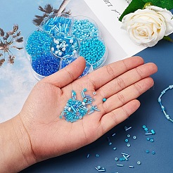 7 Style Baking Paint & Transparent & Trans & Ceylon Glass Seed Beads&nbsp;SEED-YW0001-45D