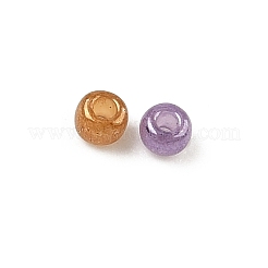 ガラスビーズ  ラウンド  丸い穴  ミックスカラー  ミックスカラー  2x1.4mm  穴：0.8mm  約660個/袋&nbsp;GLAA-G130-02A
