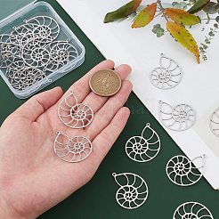 20Pcs 201 Stainless Steel Pendants&nbsp;STAS-DC0007-14