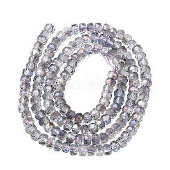 Electroplate Glass Beads Strands&nbsp;GLAA-Q105-03V