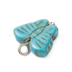 Dyed Synthetic Turquoise Pendants&nbsp;PALLOY-JF04177