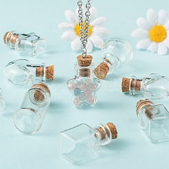 10Pcs Round Glass Bottle&nbsp;CON-FS0001-01