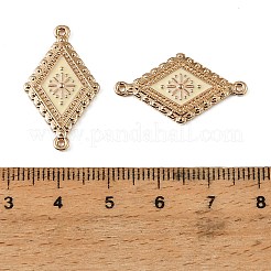 Alloy Textured Connector Charms&nbsp;AL-CBA75EE-12KCG
