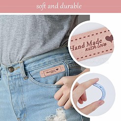 45Pcs 9 Colors PU Leather Label Tags&nbsp;DIY-GF0008-52