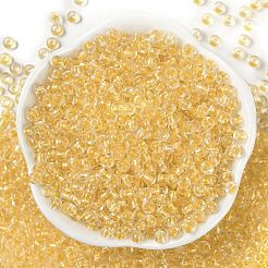 Transparent Inside Colours Glass Seed Beads&nbsp;SEED-A032-04B