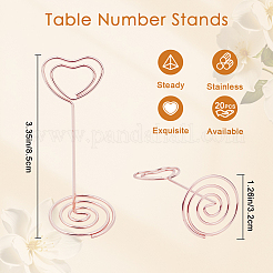 Steel Name Card Holder&nbsp;AJEW-WH20020-057RG