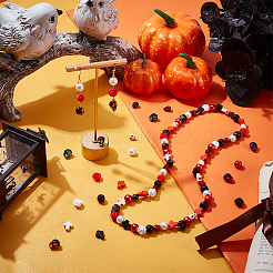 Halloween Theme DIY Stretch Bracelet Kits&nbsp;DIY-UN0007-79