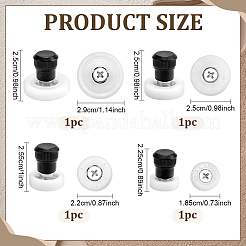 4Pcs Alloy & Plastic Center Point Locator Convenient for Beginners Ceramic Trimmer Tools&nbsp;TOOL-WH0165-52