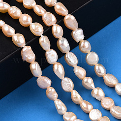 Natural Cultured Freshwater Pearl Beads Strands&nbsp;PEAR-N014-05J