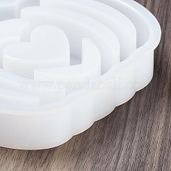 DIYシリコンモールド  エポキシ樹脂工芸品作り  キャンドル作り  ホワイト  カボチャ  107x111x22mm&nbsp;LS-DIY-A051-07B